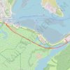 Bembridge old railway track trail, distance, elevation, map, profile, GPS track