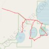 Ibis Lake circuit trail, distance, elevation, map, profile, GPS track