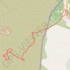 חורבת עמודה trail, distance, elevation, map, profile, GPS track