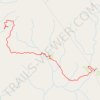 2026/05/16 - Fiery Gizzard Day 1 trail, distance, elevation, map, profile, GPS track
