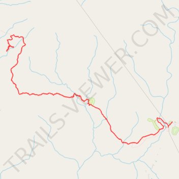 2026/05/16 - Fiery Gizzard Day 1 trail, distance, elevation, map, profile, GPS track
