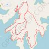 Lake Shore Loop (Lake Norman) trail, distance, elevation, map, profile, GPS track