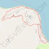 Eagle Loop Trail in Peninsula State Park trail, distance, elevation, map, profile, GPS track