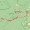 Calloway Peak loop via Nuwati Trail, Storyteller Rock, Cragway Trail, Top Crag View, Flat Rock View and Daniel Boone Scout Trail in Grandfather Mountain State Park trail, distance, elevation, map, profile, GPS track