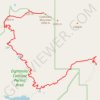 Cashmere Mountain via Little Eightmile Lake, Eightmile-Trout Creek Trail, Lake Caroline and Windy Pass trail, distance, elevation, map, profile, GPS track
