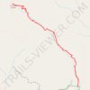 Fremont Saddle via Peralta Canyon Trail in Superstition Wilderness trail, distance, elevation, map, profile, GPS track