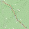 Tunnel Falls via Eagle Creek Trail in Columbia River Gorge National Scenic Area trail, distance, elevation, map, profile, GPS track