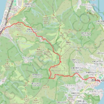 6月西貢海鮮🦞團 trail, distance, elevation, map, profile, GPS track