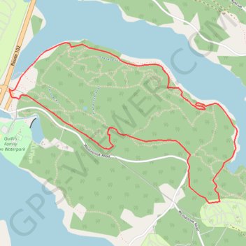 Woolastook Park Loop trail, distance, elevation, map, profile, GPS track