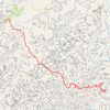 Peekaboo Camp trail, distance, elevation, map, profile, GPS track
