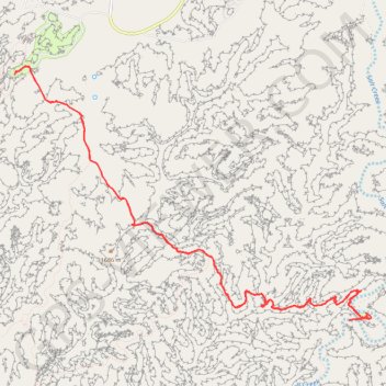 Peekaboo Camp trail, distance, elevation, map, profile, GPS track