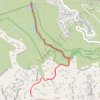 Escondido Falls Trail in Escondido Canyon Park trail, distance, elevation, map, profile, GPS track