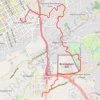 Walking Five Points, Highland Park, Key Circle, Botanical Gardens, Mountain Brook Village trail, distance, elevation, map, profile, GPS track