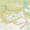 Peak District loop hike trail, distance, elevation, map, profile, GPS track