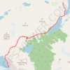 Grinnell Glacier via Grinnell, Josephine and Swiftcurrent Lakes trail, distance, elevation, map, profile, GPS track
