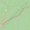 Charlies Bunion via Appalachian Trail from Newfound Gap in Great Smoky Mountains National Park trail, distance, elevation, map, profile, GPS track