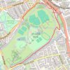 Running Victoria Park trail, distance, elevation, map, profile, GPS track