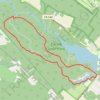 Parvin State Park Forest Road and Long Trail Loop trail, distance, elevation, map, profile, GPS track