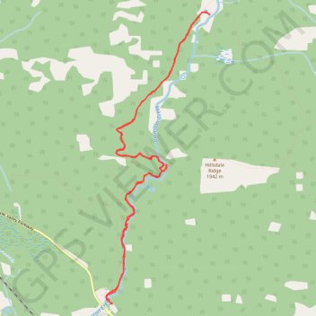 Johnston Canyon - Ink Pots trail, distance, elevation, map, profile, GPS track