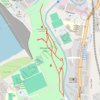 Memorial park trail, distance, elevation, map, profile, GPS track