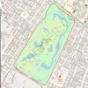 Audubon Park Loop in New Orleans trail, distance, elevation, map, profile, GPS track
