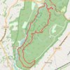 Hemlock Falls Loop via Lenape Trail, Washington Rock, Rahway Trail, and River Trail in South Mountain Reservation trail, distance, elevation, map, profile, GPS track