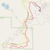 Palomar Observatory trail, distance, elevation, map, profile, GPS track