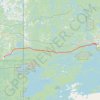 Whiteshell - Kenora trail, distance, elevation, map, profile, GPS track