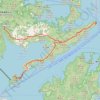 鬼手岩行山路線:環湖出咀摸鬼手 trail, distance, elevation, map, profile, GPS track