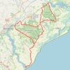 Tunstall Forest and Rendlesham Forest Loop from Bawdsey Manor trail, distance, elevation, map, profile, GPS track