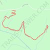 Hiking part of McCoy Hollow Trail trail, distance, elevation, map, profile, GPS track