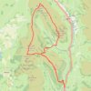 Cwmdu Fell Race trail, distance, elevation, map, profile, GPS track