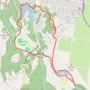 Two Lakes Loop - Daylesford trail, distance, elevation, map, profile, GPS track
