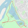 Carburn Park Pond Loop trail, distance, elevation, map, profile, GPS track