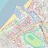 Trouville Deauville 9km trail, distance, elevation, map, profile, GPS track