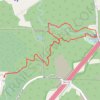 Brandywine Falls Loop trail, distance, elevation, map, profile, GPS track