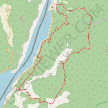 Miroč - Đerdap: Mali Prilaz - Veliki Štrbac - Ploča trail, distance, elevation, map, profile, GPS track