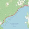 Lake Brunner Scenic Trail trail, distance, elevation, map, profile, GPS track