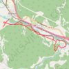 Trails in Richmond along Winooski River trail, distance, elevation, map, profile, GPS track