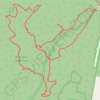 Reef Hills State Park trail, distance, elevation, map, profile, GPS track
