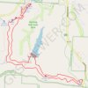 Gorge Overlook Trail and Buckeye Trail Loop Hike in Hocking Hills State Park trail, distance, elevation, map, profile, GPS track