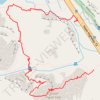 Chapel Pond Slab rock climbing and descent (New York, USA) trail, distance, elevation, map, profile, GPS track