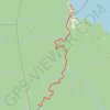 Umiray-Pilipit Boat Ride trail, distance, elevation, map, profile, GPS track
