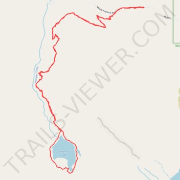 Heather Lake Trail trail, distance, elevation, map, profile, GPS track