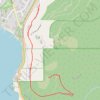 Monkey Rock Trail in Lake Tahoe Basin Management Unit trail, distance, elevation, map, profile, GPS track
