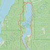 Buntzen Lake Loop trail, distance, elevation, map, profile, GPS track