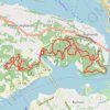 Hartshorne Woods Park & Huber Woods County Park trail, distance, elevation, map, profile, GPS track