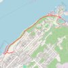 Rushbrook Trail and Sea Cove Salt Marsh Park trail, distance, elevation, map, profile, GPS track