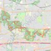 Gravel bike loop trail, distance, elevation, map, profile, GPS track